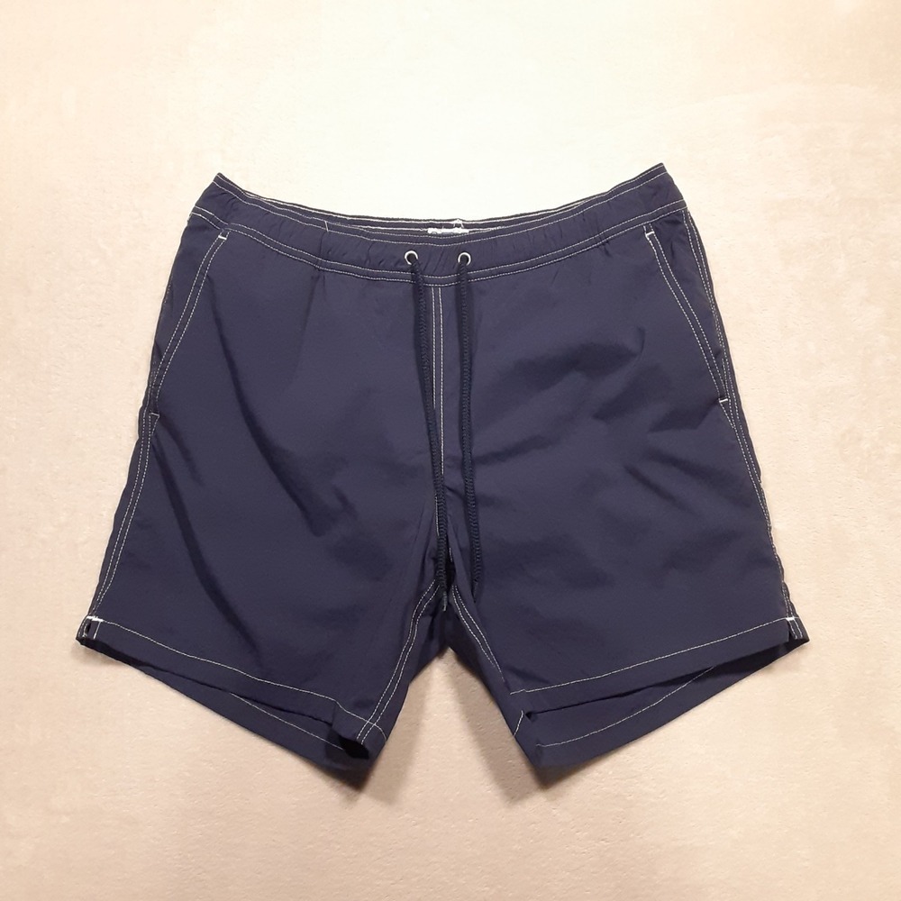 J.Crew Mens Lined Swim Trunks Medium Blue 5" Inseam Style# K4295